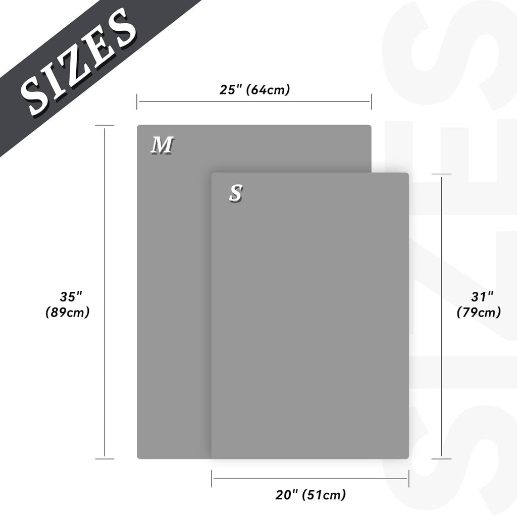 Absorpmax Dog Door Mat for Muddy Paws, 31" x 20", Grey