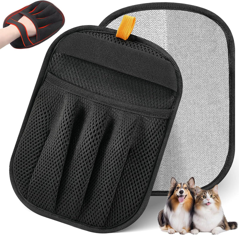 Electrostatic Reusable Pet Hair Removal Glove for Cats and Dogs