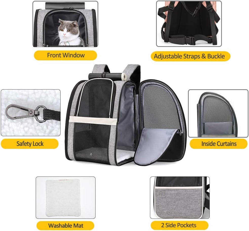 Premium Bubble Backpack Pet Carriers for Cats and Dogs