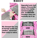 Soft-Sided Pet Carrier for Medium to Large Cats and Puppies