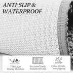 Absorpmax Dog Door Mat for Muddy Paws, 31" x 20", Grey