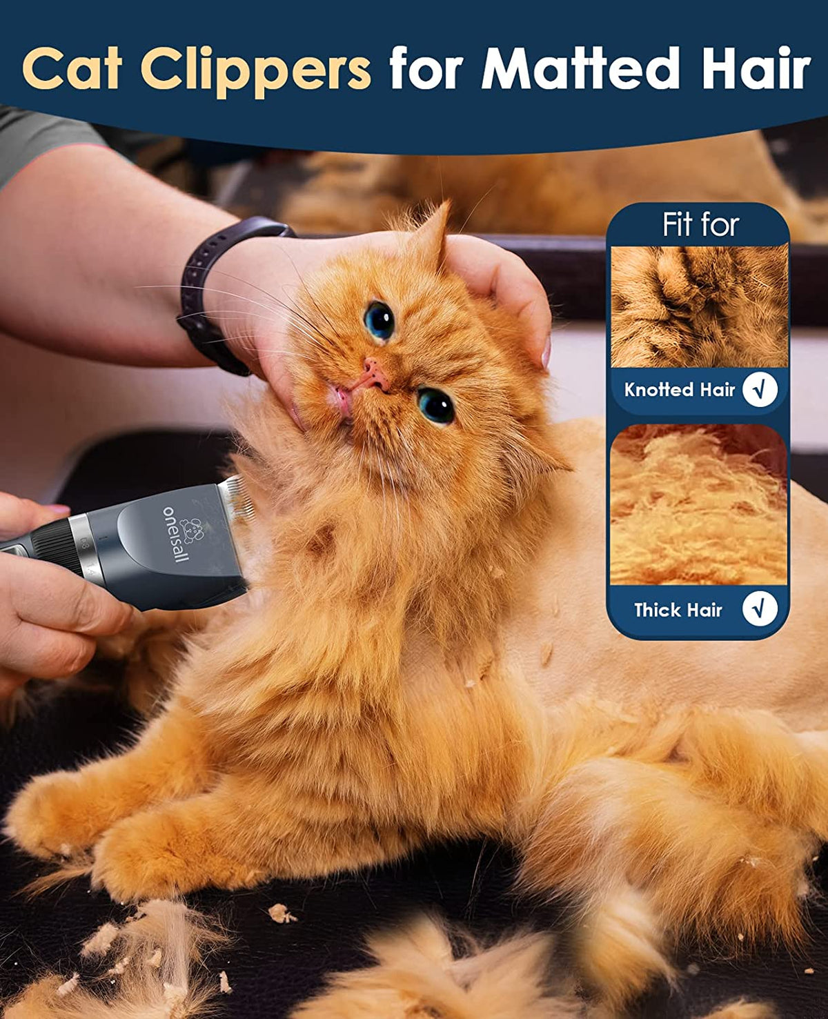 Professional Cat Clippers for Matted and Long Hair