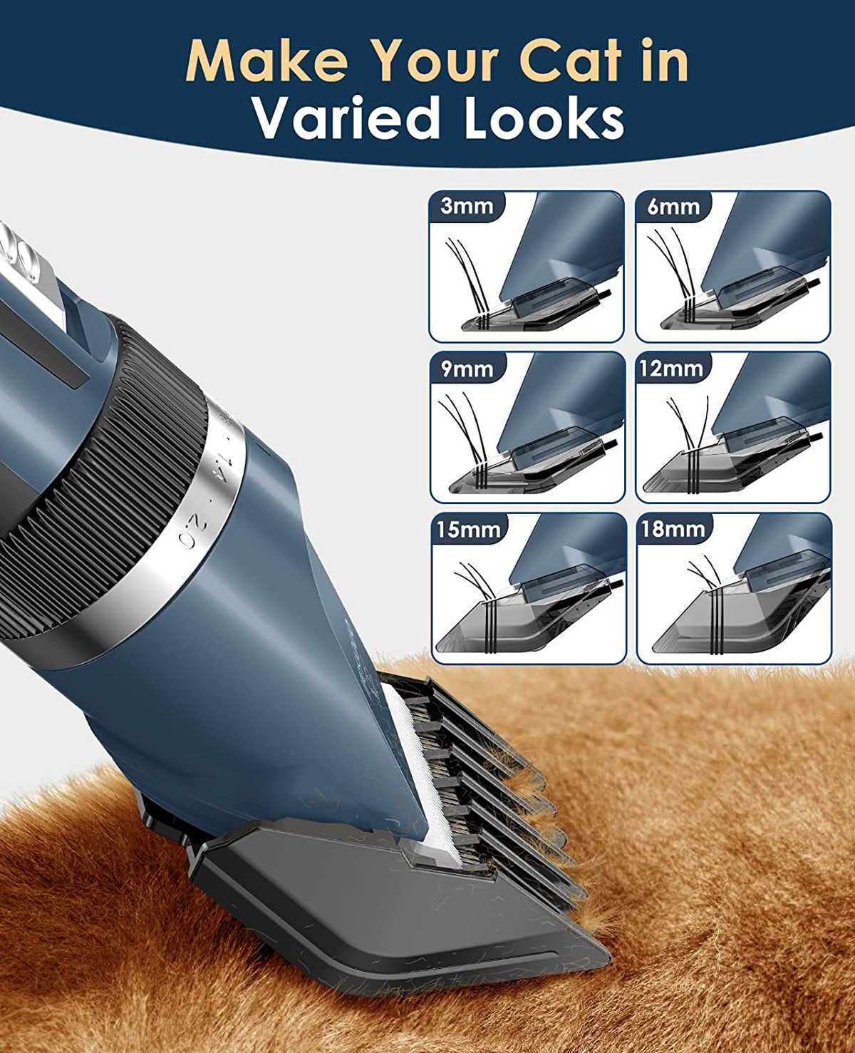 Professional Cat Clippers for Matted and Long Hair